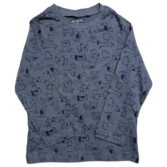 First Impressions Other - First Impressions 4T Dog Print Long Sleeve Shirt | Toddler Boys Blue Top